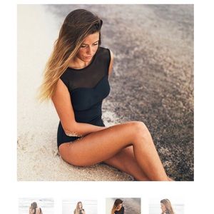 Albion “Maria” black one piece swimsuit NWOT